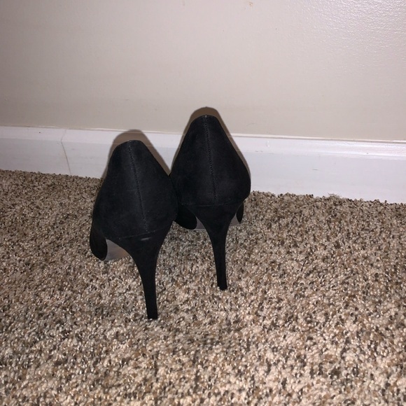 Black Suede Heels - Picture 3 of 3